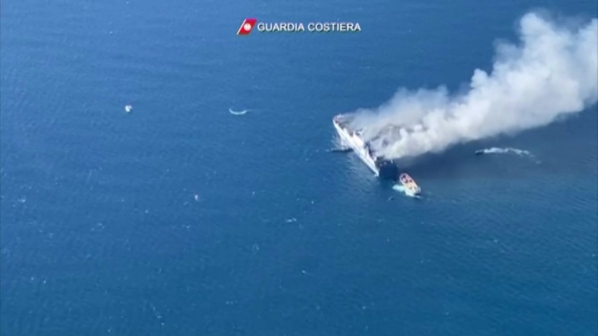 Greek Rescuers Search Burning Ferry – NBC 5 Dallas-Fort Worth - Vimarsana News