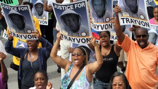 Trayvon Martin rally in Sanford, Florida