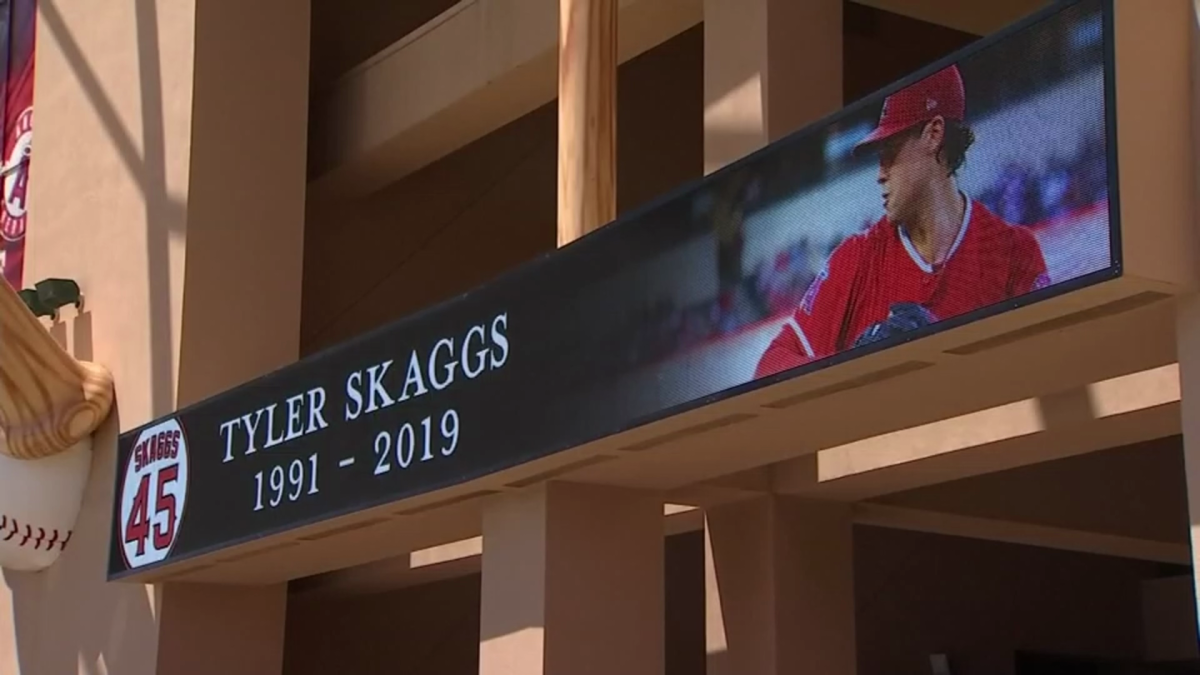 Tyler Skaggs' widow, parents sue Angels over pitcher's death