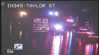 The driver of an 18-wheeler died in a crash on a highway ramp in downtown Dallas late Wednesday.
