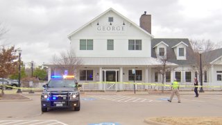 Coppell police investigate a fatal shooting at George’s Coffee Shop, Wednesday, Feb. 16, 2022