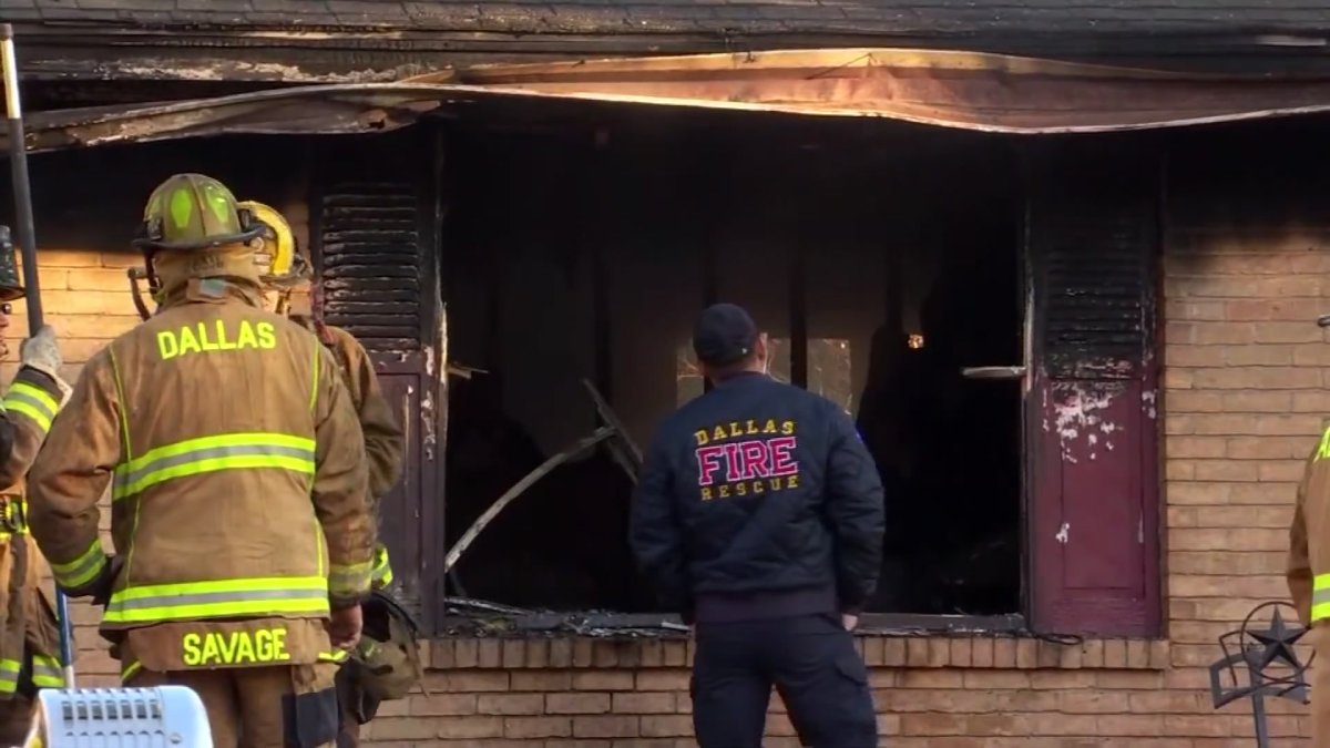 1 Dead, 2 Hurt in North Dallas House Fire DFR NBC 5 DallasFort Worth