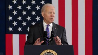 President Biden speaks in Wisconsin.