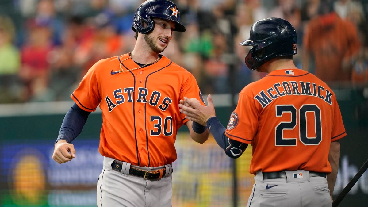 Kyle Tucker hits 3 HRs and drives in 4 runs as the Astros beat the