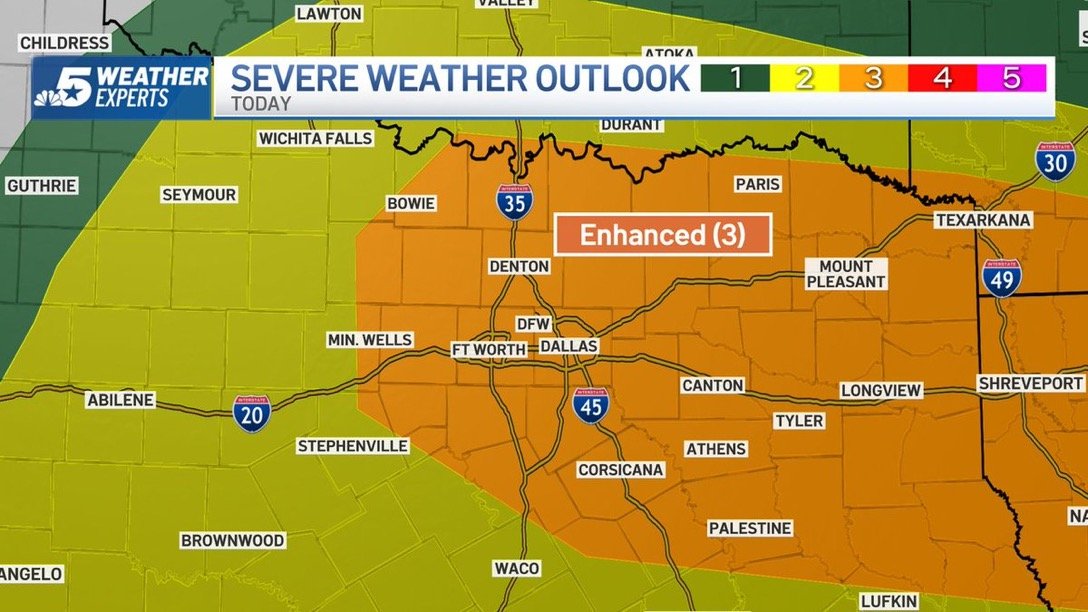 Weather Updates: Damaging Winds, Large Hail and Tornadoes Possible – NBC 5 Dallas-Fort Worth - Vimarsana News