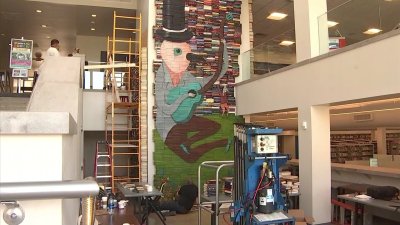 Mural at Farmers Branch Library Focuses Importance on Books and Reading