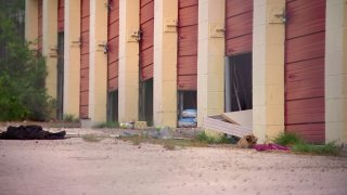 A woman was rescued by Fort Worth police Wednesday after she says an ex-roommate with a violent past locked her inside a storage unit.