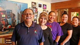 ontiveros family at herreras cafe