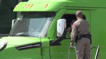 dps officer at a border checkpoint delay