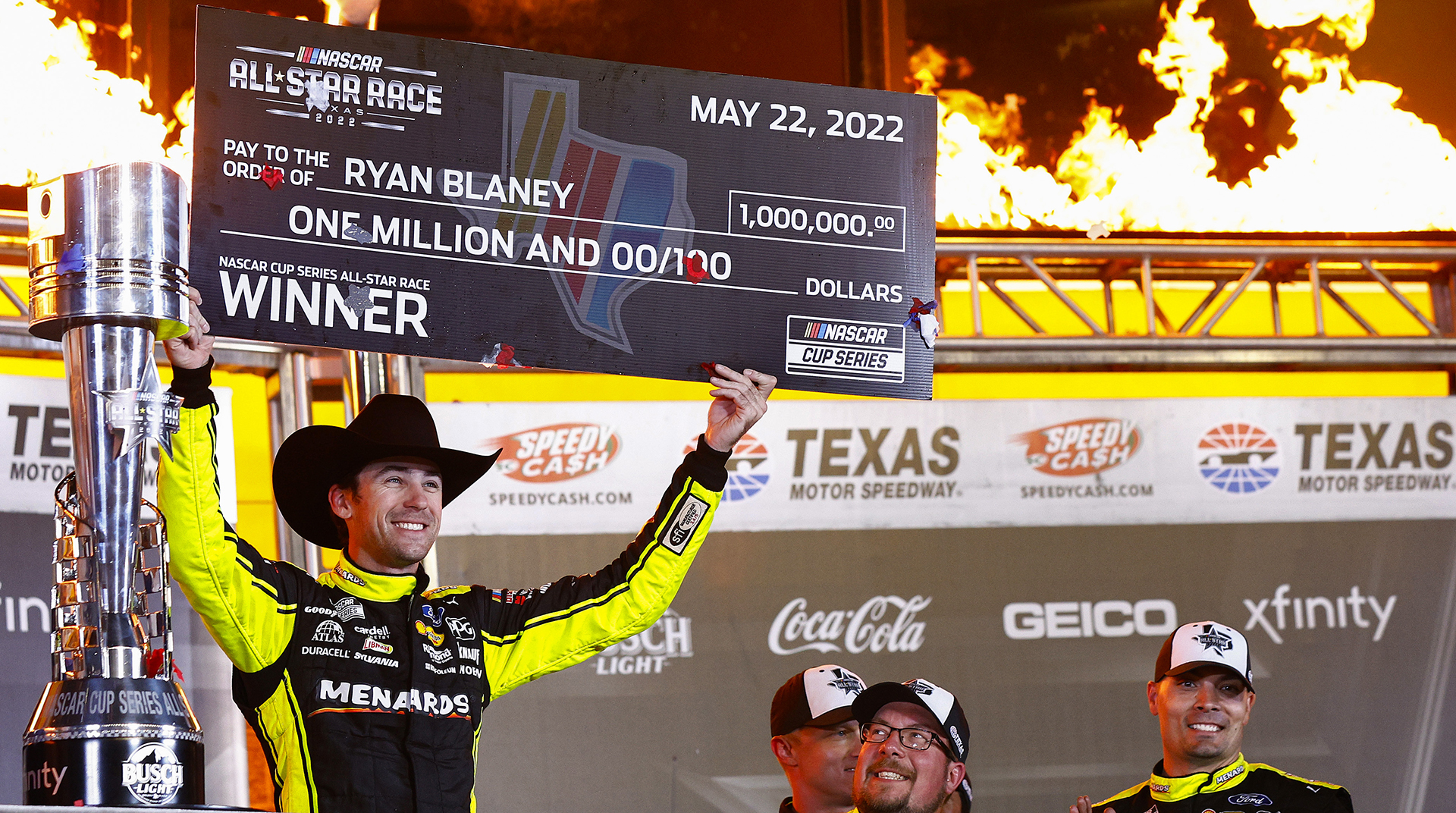 Blaney Wins $1M NASCAR All-Star Race at Texas Motor Speedway