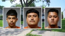 Left to right, Omar Caballero, Jesus Saldana and Christopher Torres.