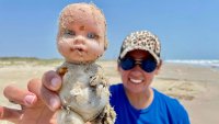 PHOTOS: Creepy Dolls Wash Ashore on Padre Island