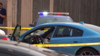 Arlington police investigate a shooting on Monday, May 16, along the 2600 block of Alexis Avenue.