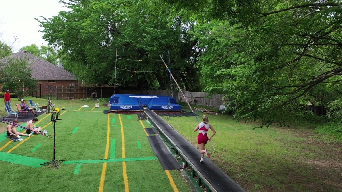 North Texas Coach Creates Pole Vault Paradise in Backyard NBC 5
