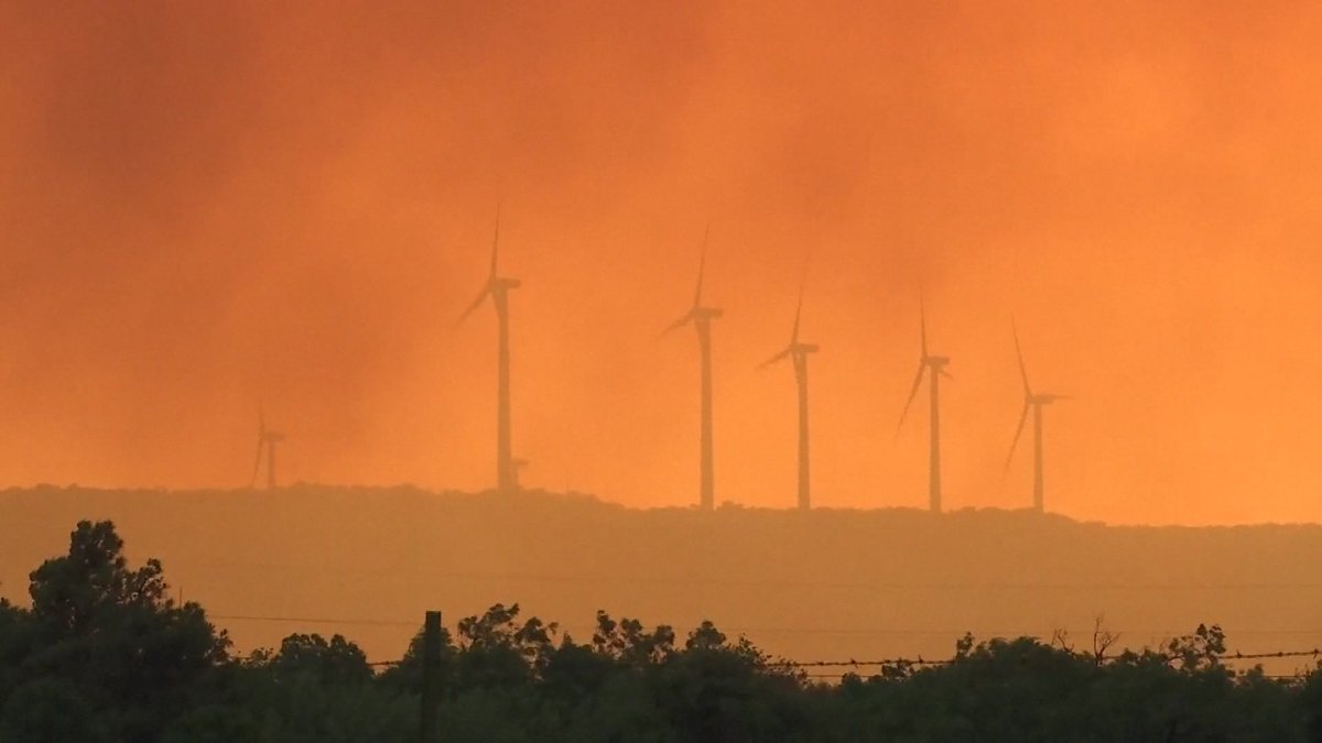 Wildfires Fueled by Gusty Winds Burn in Texas NBC 5 DallasFort Worth