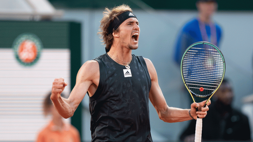 Alexander Zverev earns a spot into the 2022 French Open on Tuesday night.