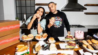 Joe Ariel and his wife, Vanessa, are co-founders of food shipping start-up Goldbelly. Launched in 2013, the site saw a 300% uptick in sales during the early months of the pandemic lockdowns.