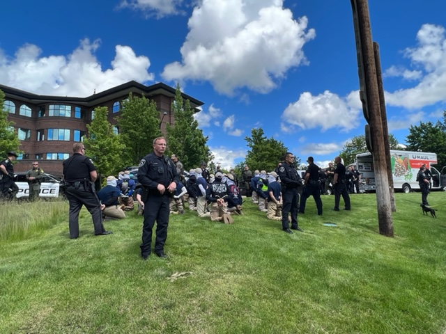 31 Patriot Front Members Arrested Near Idaho Pride Event – NBC 5