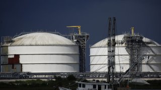 LNG Export Terminal in Sabine Pass, Texas, U.S., on Tuesday, Aug. 25, 2020.