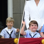Prince William and Prince Louis
