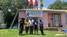 A Dallas dad has a new roof to celebrate this Father's Day thanks to the donation by a local company.