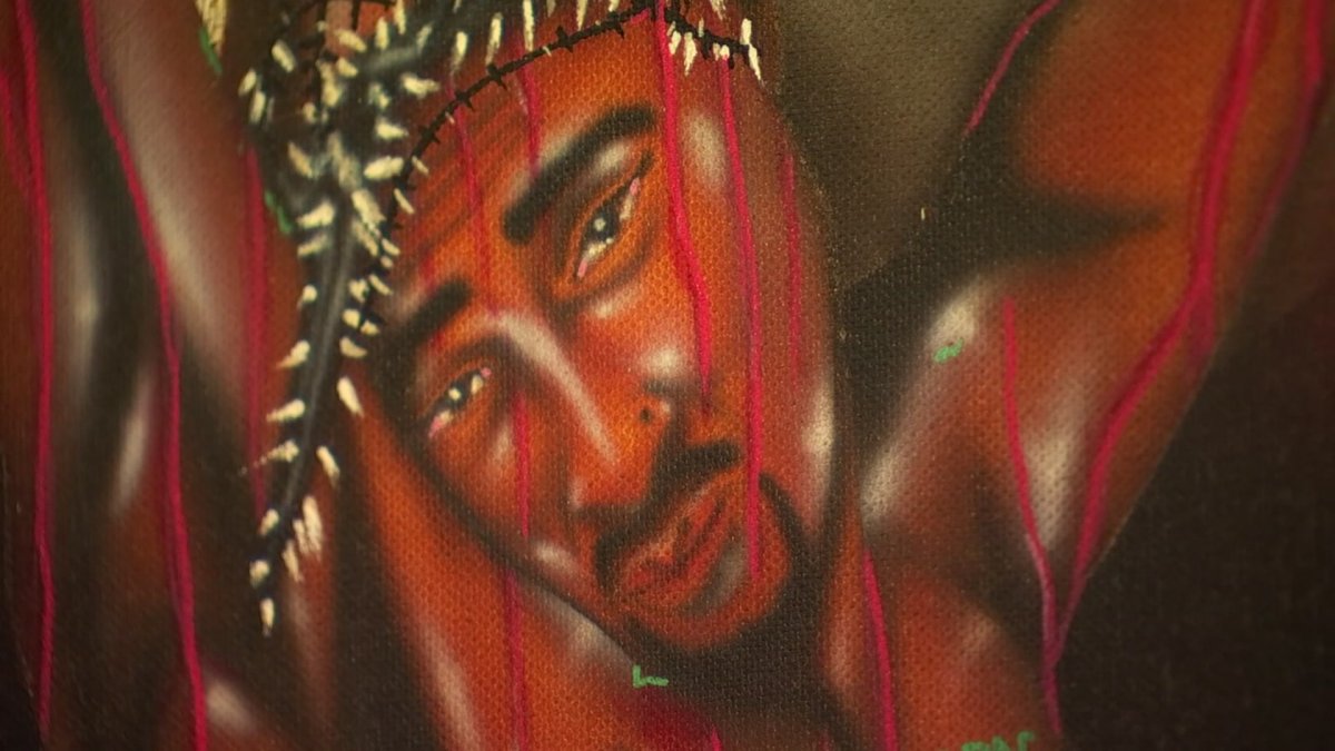 tupac album cover makaveli