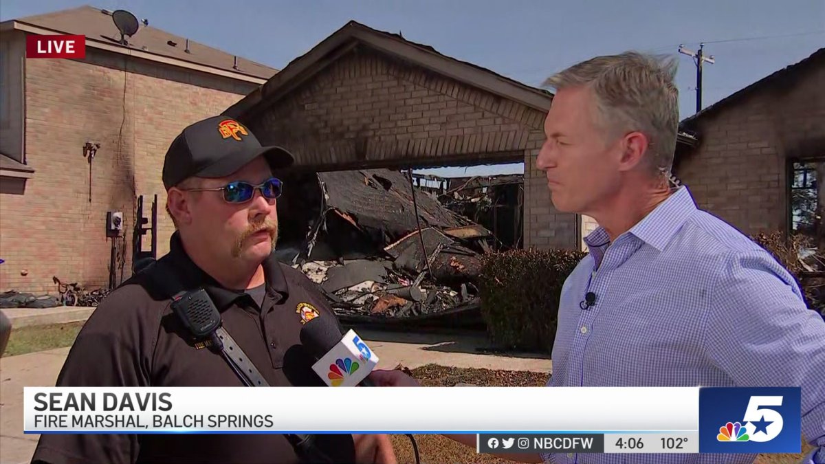 Balch Springs Fire Marshal Answers Questions Concerning Grassfire NBC