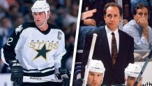 1995 Press Photo 1994-95 Dallas Stars Players - Historic Images