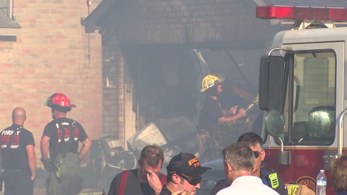 Neighborhood Reflects and Surveys Damage Left in Fire NBC 5 Dallas