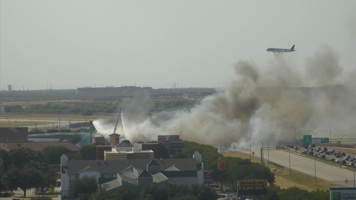 Hotel Near DallasFort Worth Airport Catches Fire NBC 5 DallasFort Worth