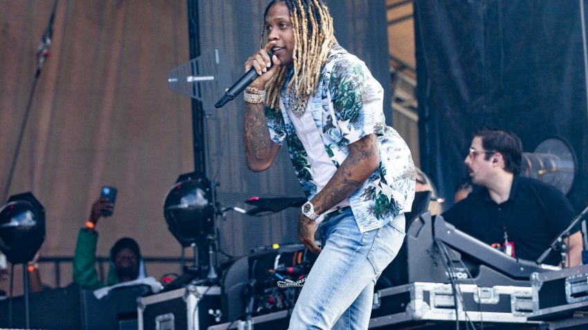 CHICAGO, ILLINOIS – JULY 30: Lil Durk performs on day 3 of Lollapalooza at Grant Park on July 30, 2022 in Chicago, Illinois. (Photo by Scott Legato/Getty Images)