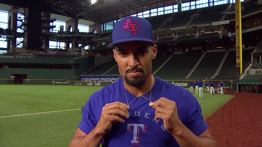 The Texas Rangers introduce Marcus Semien
