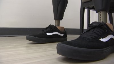 Double Amputee Learning to Walk Again