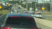 A pregnant Plano woman who got a ticket for driving alone in an HOV lane plans to fight the citation, arguing her unborn baby should count as a second person.