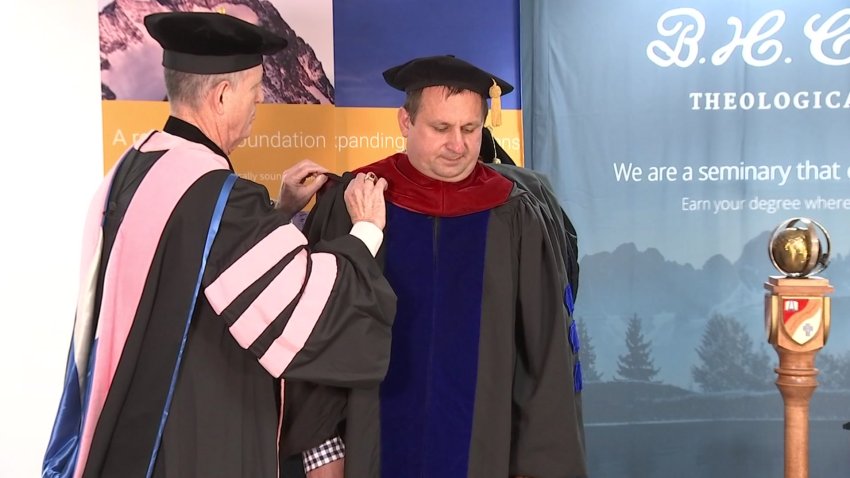 Special Graduation Ceremony Held for Ph.D. Student Who Fled War in Ukraine
