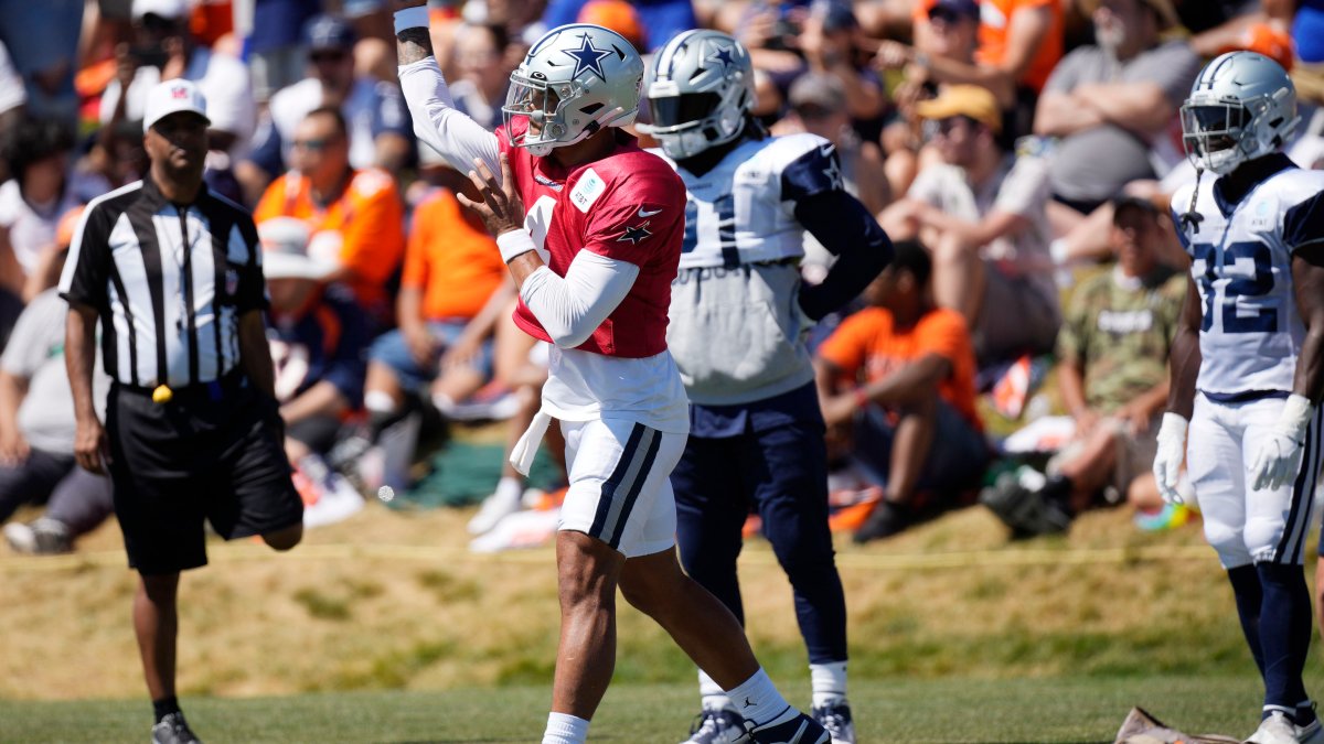 Cowboys and Broncos Joint Practice Productive but Chippy NBC 5 Dallas