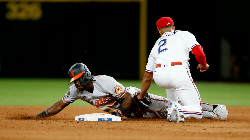 Orioles win 6-3 for 1st-ever season series sweep of Rangers