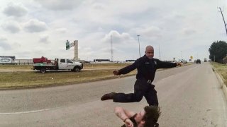 dallas county grand jury declines to indict former paramedic for kicking, hitting man