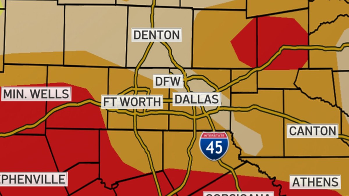 Torrential Rain Washes Exceptional Drought Out of North Texas – NBC 5 ...