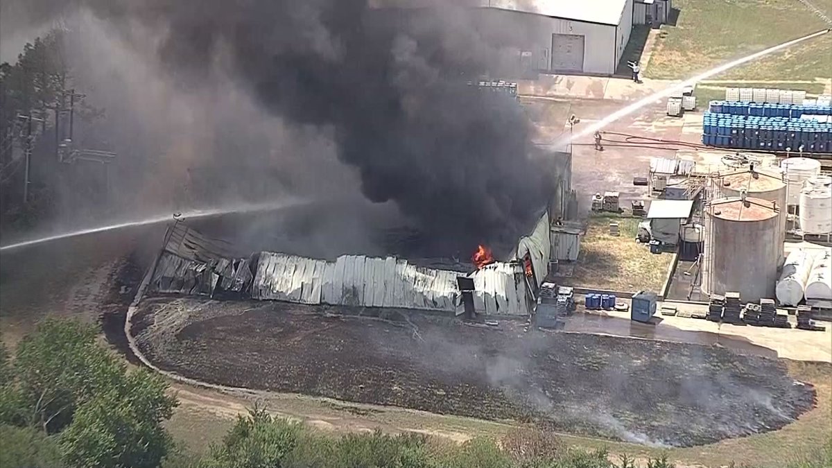Chemical Facility Fire in North Texas Under Control NBC 5 DallasFort