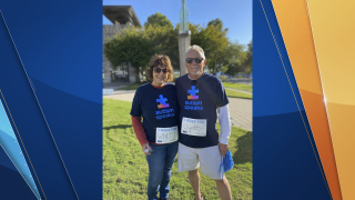 Grandparents attending the Autism Speaks Walk