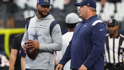 Dak Prescott was at practice Thursday