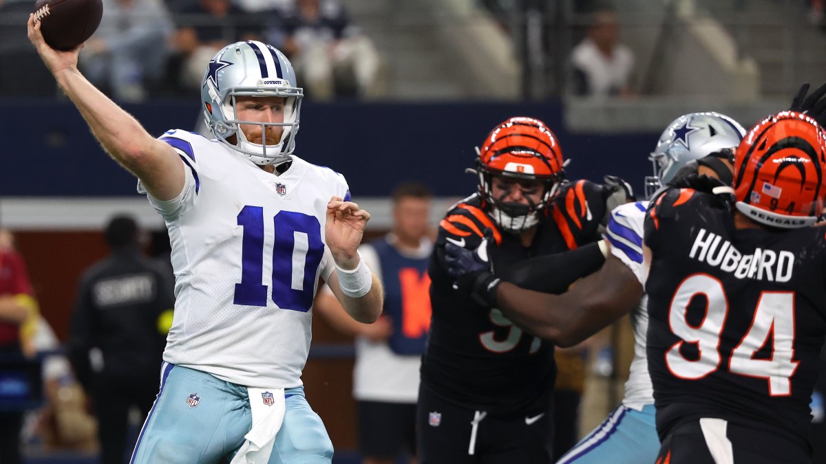 Dallas Cowboys hand New York Giants first loss of the season behind back-up  quarterback Cooper Rush