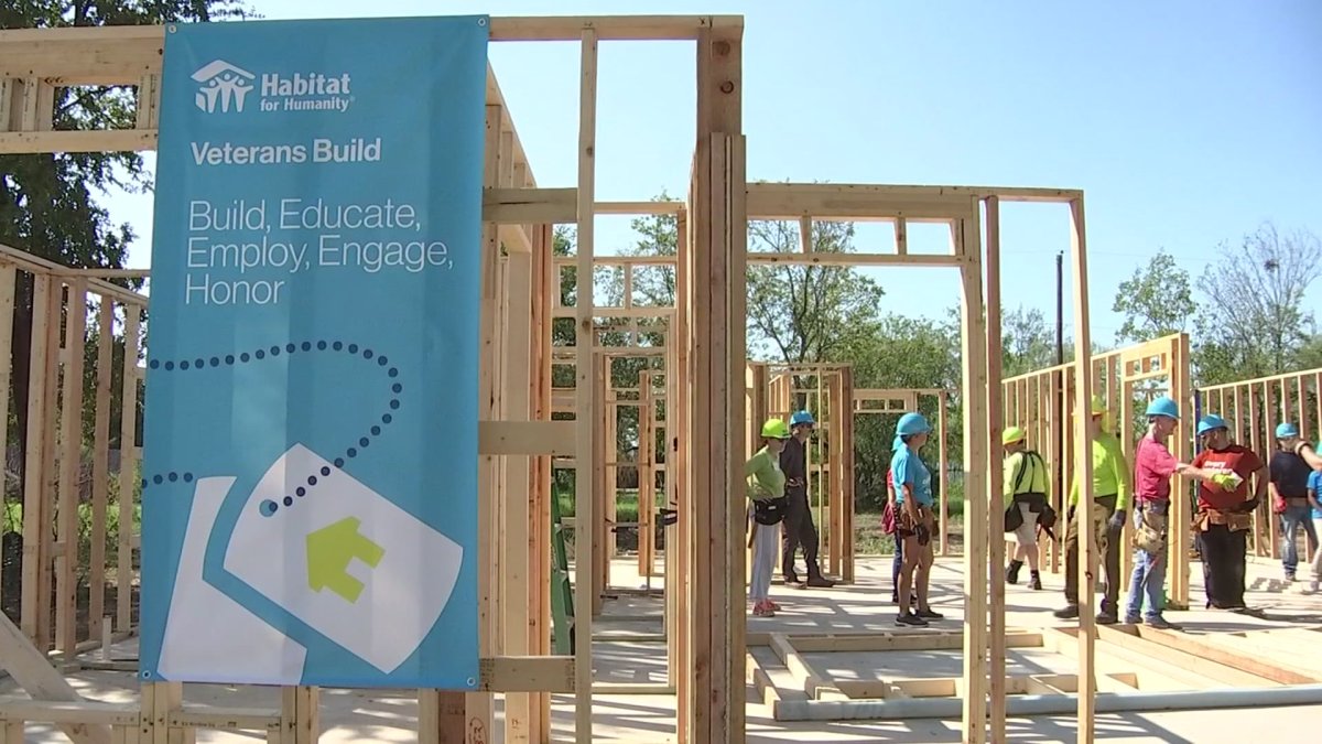 Volunteers Start Work on Habitat for Humanity Home for Army Veteran and His Family NBC 5