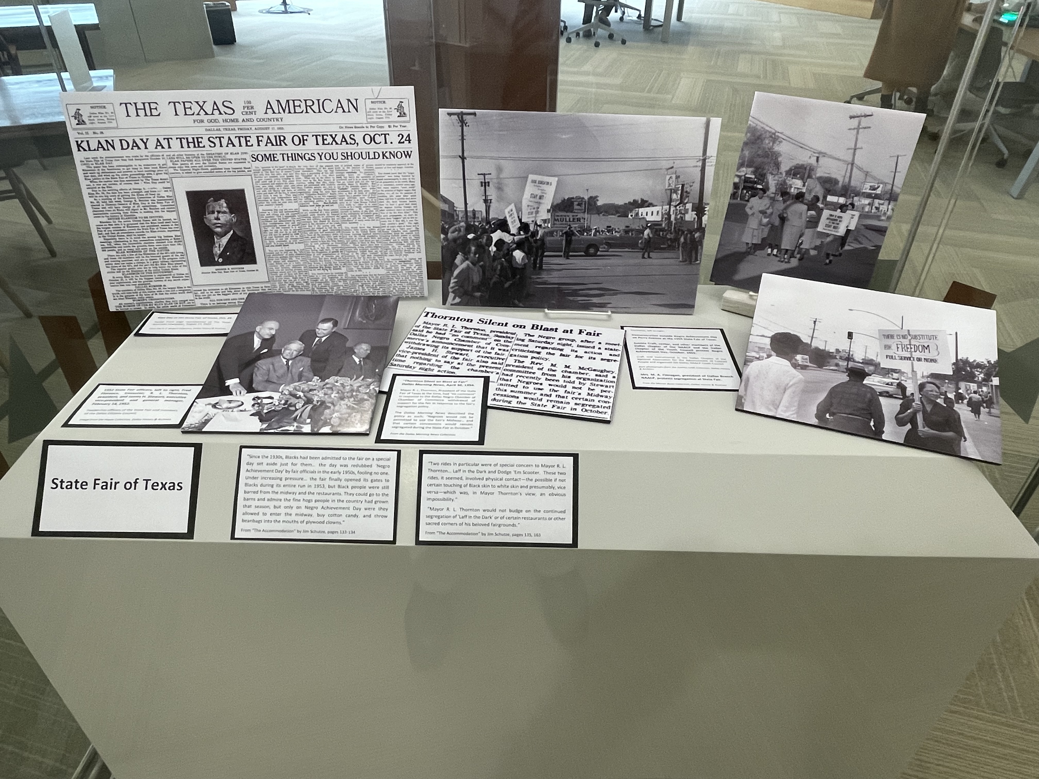 Racial segregation at the State Fair of Texas including a day for the Klan.