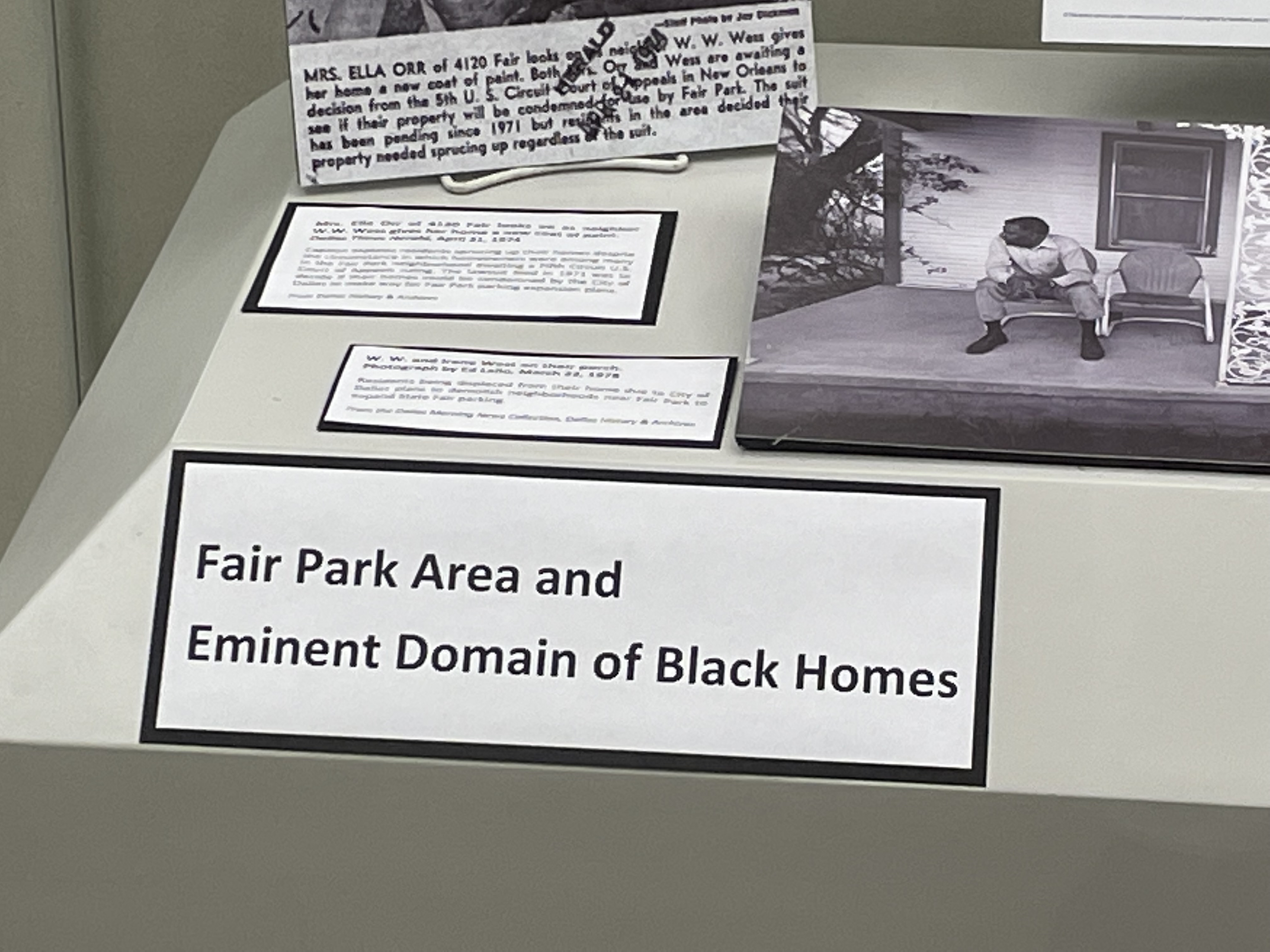 A Fair Park neighborhood of Black owned homes was leveled to expand parking at Dallas Fair Park.