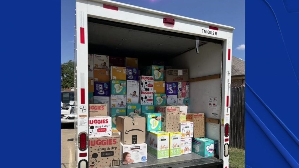 Junior League Collects Diapers for Tarrant County Families NBC 5