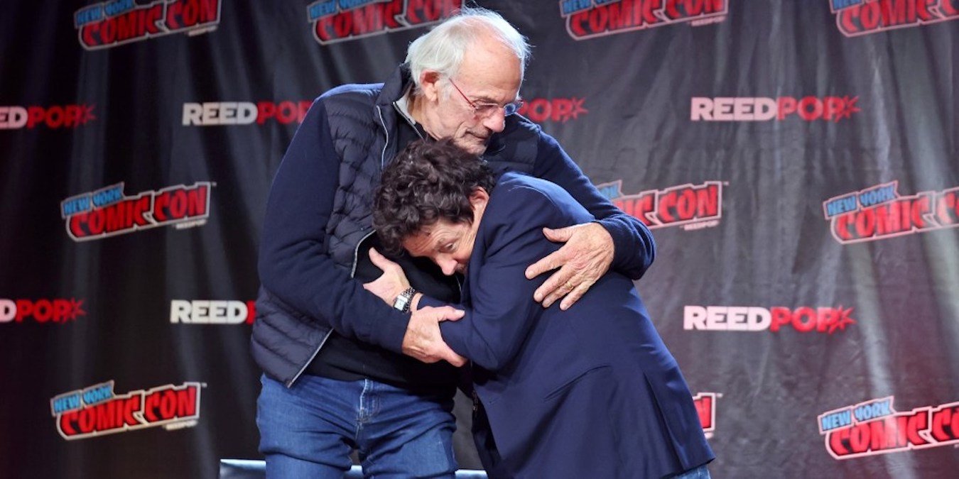 'Back to the Future' Stars Michael J. Fox, Christopher Lloyd Reunite - Vimarsana News