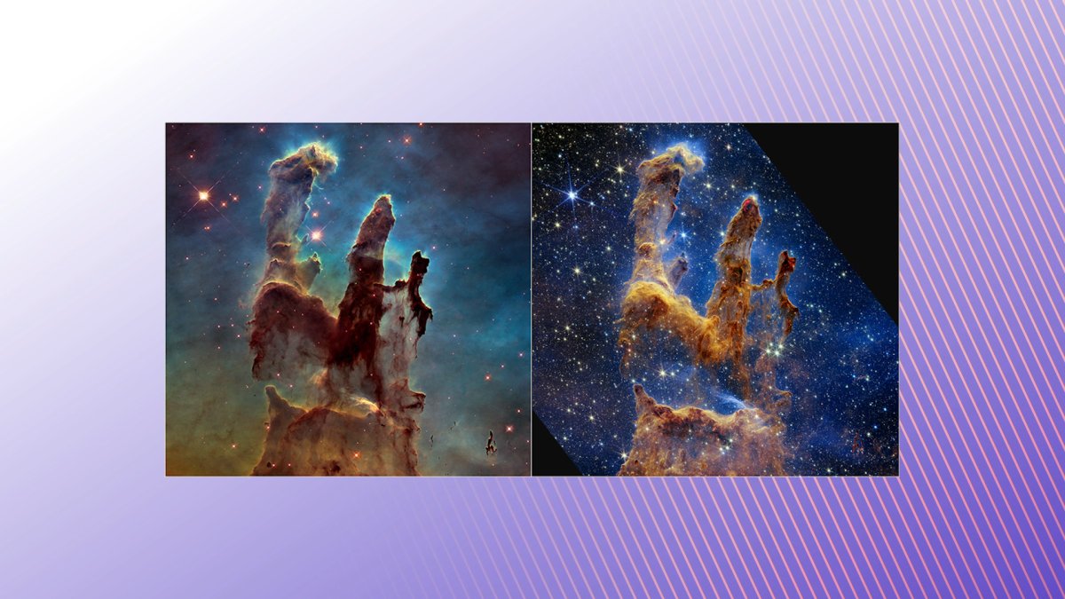 NASA’s b telescope captures detailed photos of Pillars of Creation NBC 5 DallasFort Worth