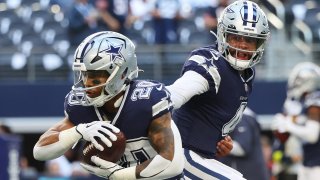 Cowboys route Bears 49-29 behind the strength of Tony Pollard's